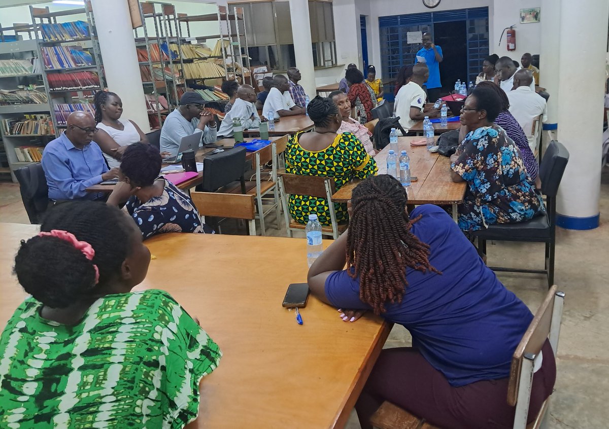 NCDCUg's tweet photo. We held a Terminology Development Training at Bishop Willis CPTC, drawing language specialists and teachers to develop and refine terminologies for Lugisu, Lumasaaba, Lugbarati, Lubwisi, Runyoro-Rutooro and Dhopadhola, strengthening indigenous languages for teaching and learning. https://t.co/gnXKxZbNUR