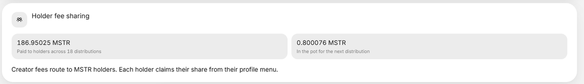 MSTRonRH's tweet photo. We launched just nine hours ago and reached a $4M market cap within four hours.

Nearly 200 tokenized MSTR shares—worth over $25K—have already been distributed to holders.

Today, we keep making history.

I am $MSTR. 🍊

0x99452d7519e103daf9bc9f02311dd164a073a7a2 https://t.co/zTBgM6Jmuu