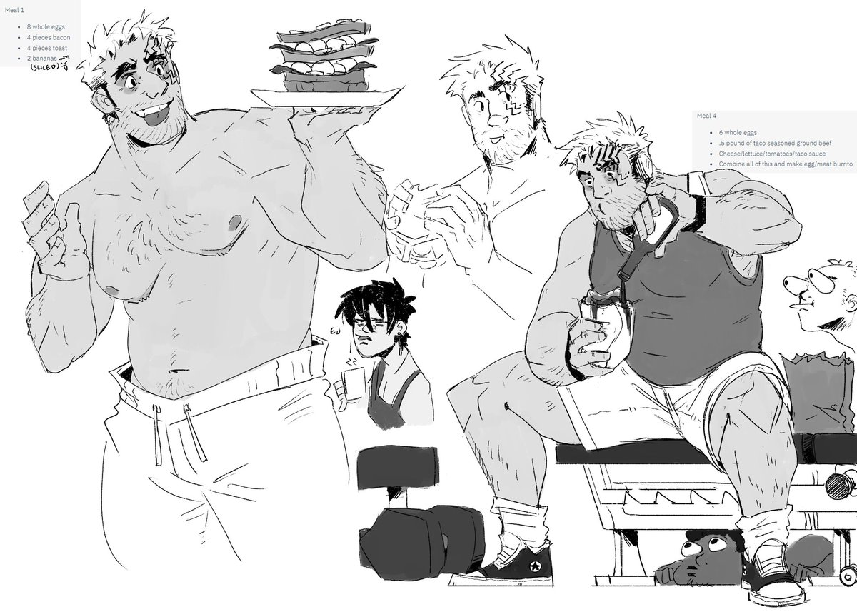 renny__rose's tweet photo. I have a lot of olderish scribs hhnghh bear with me lololol #Trigun #LivioTheDoubleFang https://t.co/o4FH374Yul