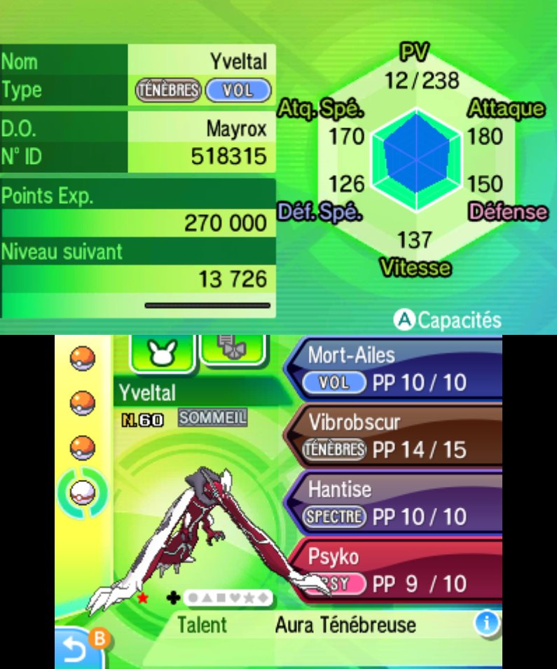 Mayroxsh's tweet photo. ✨yveltal shiny en 1510 resets pour la zhasse let's go✨
#CSHWIN https://t.co/GszUxUWgMf