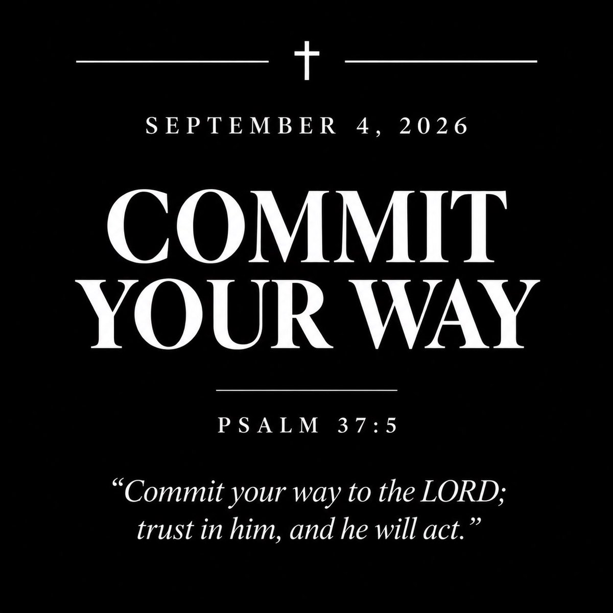 faithbridgeproj's tweet photo. 📖 Daily Devotional | Commit Your Way

We often want to know how everything will work out.

We make plans, worry about the future, and try to control things that are ultimately outside of our hands.

#DailyDevotional #FaithBridgeProject https://t.co/aqf3RVgruw