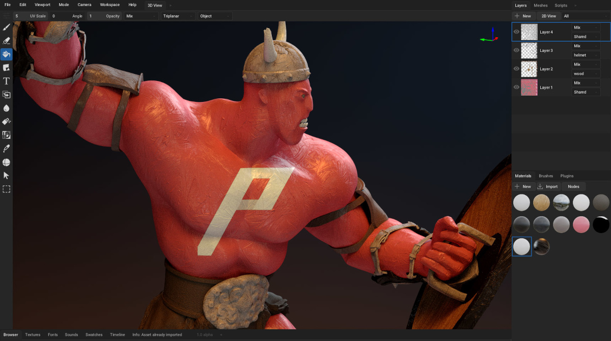 theCGchannel's tweet photo. #ArmorPaint 1.0 is available to download
The #opensource 3D texture painting app, often seen as an alternative to #Substance3DPainter, gets its 'official' release after 8 years in early access
See its new features: https://t.co/0QDIMuRjbH
#texturing #gamedev #VFX @luboslenco https://t.co/ILU9l6gWu2