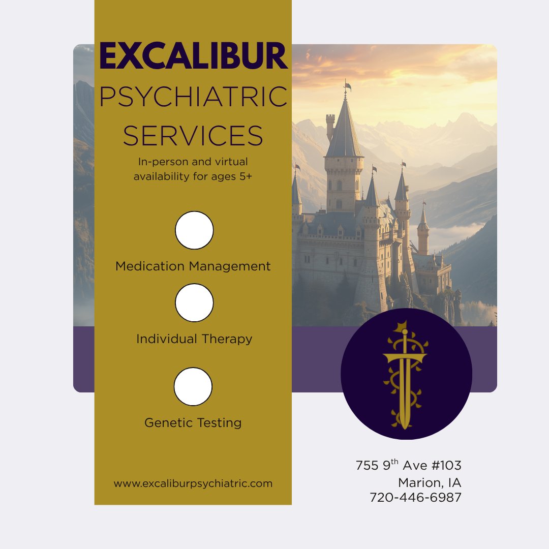 excalipsych's tweet photo. Feeling like a side character in your own life? Tired all the time? No motivation to take care of YOU? Call EPS! We champion your mental health and help you take back the reins of your life. Let's get healing! Book now. #mentalhealth #psychiatry #Iowa #cedarrapids #youmatter https://t.co/VPheJRTJBZ