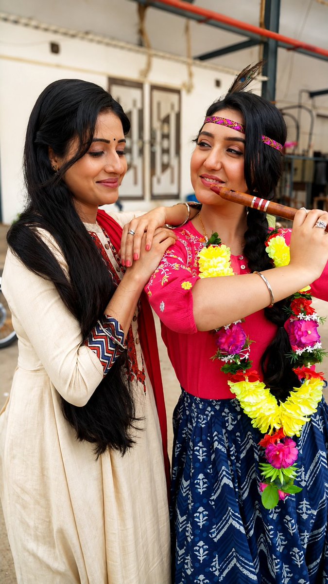 AshnoorOFC's tweet photo. Some festive memories are forever special, and this beautiful Janmashtami throwback is one of them. ❤️🦚 The colours, flowers, traditional vibes and that beautiful smile make this frame truly magical. May Kanha bless everyone with a life full of happiness, peace, love and beautiful memories. ✨💙
Happy Janmashtami! 🙏🌸

#AshnoorKaur #HappyJanmashtami @ashnoorofficial