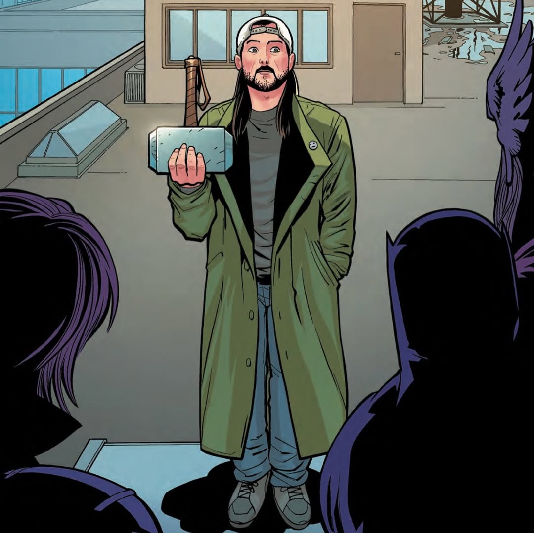 jayandsilentbgg's tweet photo. TOMORROW! Marvel at an adventure that’s WORTHY of your time and money!  and  present : JAYS OF FUTURE PAST - a 40 page one shot written by me and drawn by the genius  in which the Jersey boys meet their  heroes while dealing with Doctor Doom’s death ... https://t.co/NHmApKBv6H