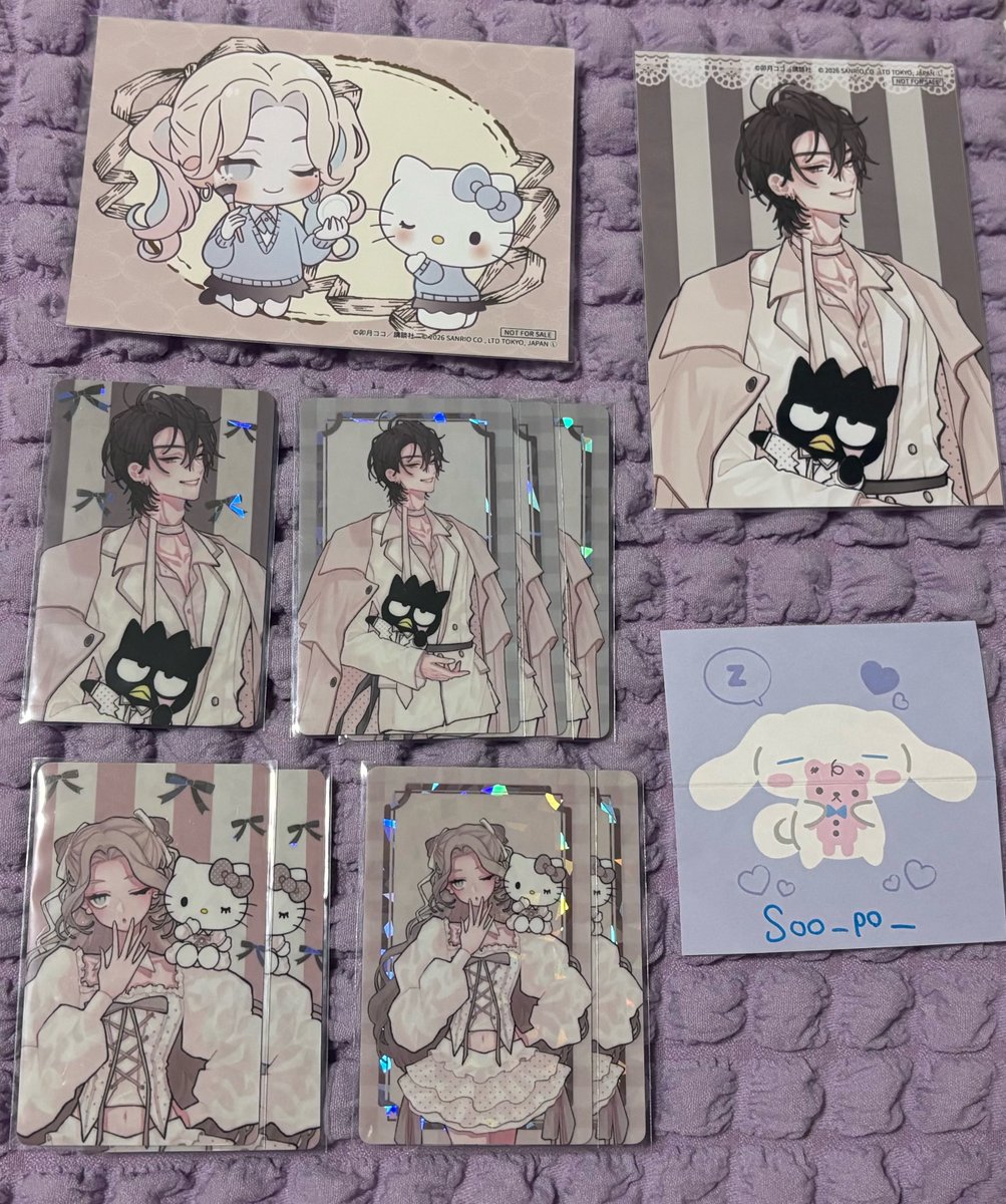 Soo_po_'s tweet photo. 〖交換〗恋せよまやかし天使ども サンリオポップアップ ホログラムカード ブロマイド 

譲 画像 雷 紅
求 同種 刻

都内・大宮手渡しか郵送希望
まとめての交換だと大変助かります。
お気軽にお声掛けください。 https://t.co/hthx6iO76Y
