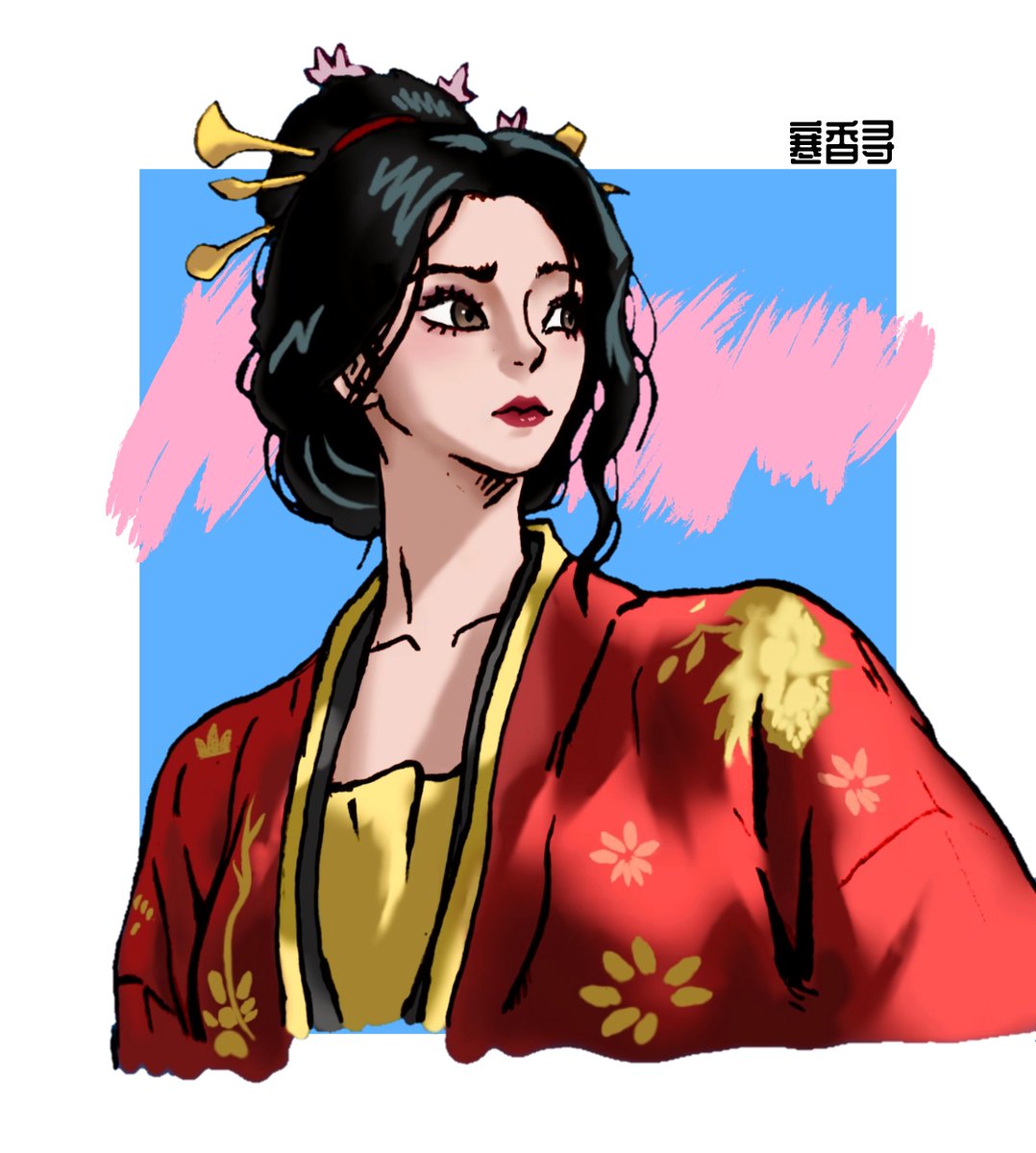 Dam3Ningen's tweet photo. #Wherewindsmeet #WWM #燕云十六声 #fanart #digitalart https://t.co/7SxSSzHIrB