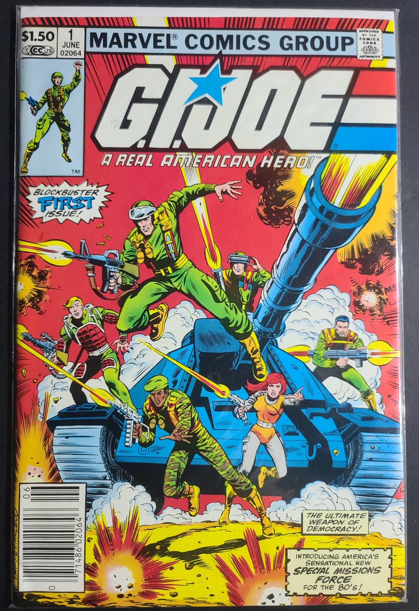 KnottsComicLots's tweet photo. Go JOES!
1982 G.I.JOE A REAL AMERICAN HERO
ISSUE 1 
#marvelcomics #comicbook https://t.co/CXJ39oAHC0