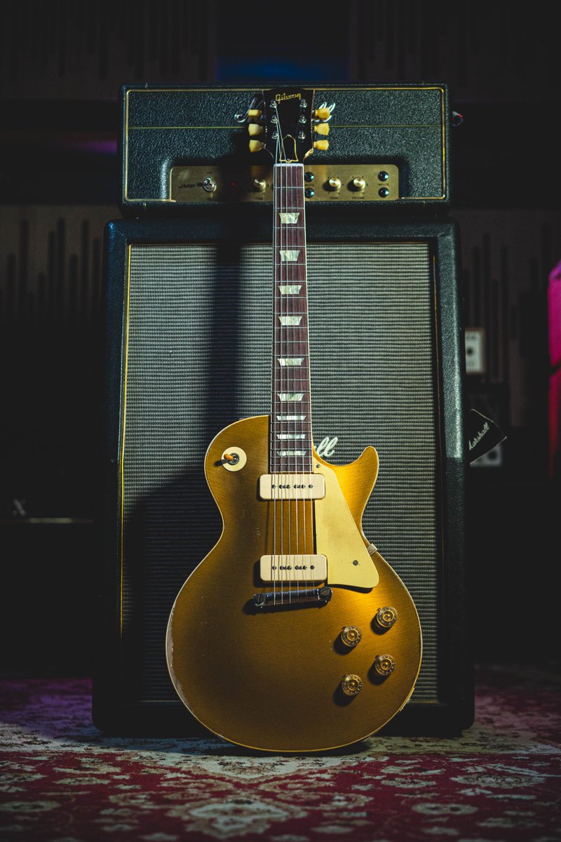 guitarguitaruk's tweet photo. Goldtop glamour meets P90 attitude. 😎 

🎸 Gibson Custom Shop Murphy Lab 1954 Les Paul Goldtop Reissue Heavy Aged Double Gold 

https://t.co/HaC3HzTeth https://t.co/utGTYd9cUR