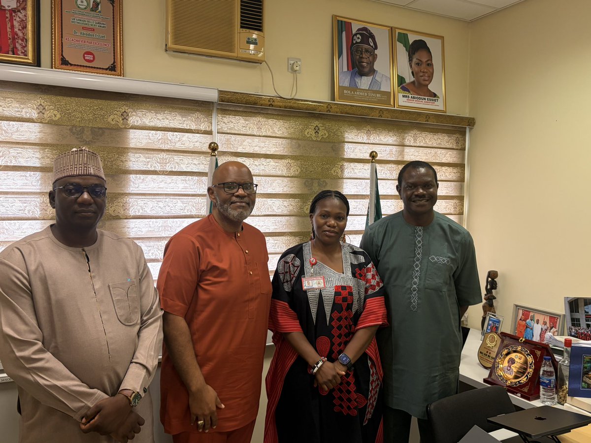 AbiodunEssiet's tweet photo. Today, I received the International Republican Institute (IRI) on a courtesy visit to my office, led by its Programme Director for West Africa, Mr. Sentell Barnes. The engagement provided an opportunity for discussions on collaboration between IRI and my office, particularly in the design and implementation of programmes that promote peace, community resilience, inclusive participation and democratic stability across the North Central.

We also discussed IRI’s action plan for mitigating emerging and existing crises in the region, with particular attention to the pre- and post-2027 election period. The importance of early intervention, community engagement, dialogue, conflict prevention and strengthening local mechanisms for peaceful dispute resolution was emphasised.

As we approach the 2027 electoral process, sustained collaboration among government, civil society, development partners and communities remains critical to preventing election-related tensions from escalating into violence. @IRIglobal @woye1