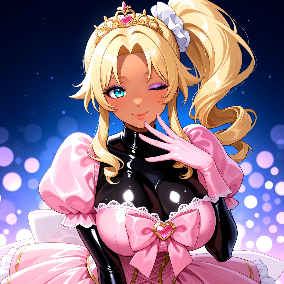 moeno_AI's tweet photo. AIイラスト｜プリンセス風衣装

Glossy Pink &amp; Black Princess. https://t.co/iBkUGG0tkN