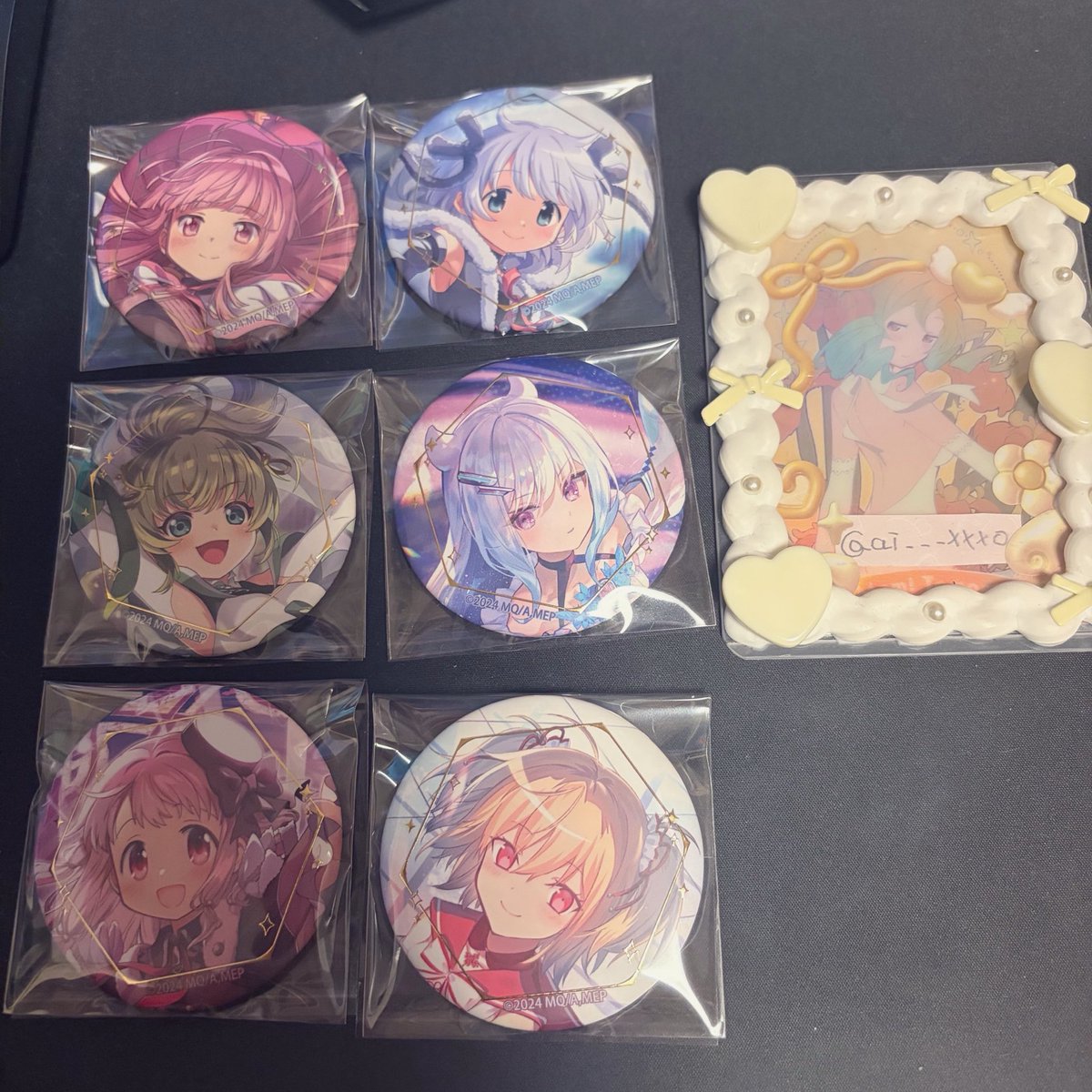ai___xxxo's tweet photo. 【交換】 魔法少女まどか☆マギカ まどマギ まどドラ Magia Exedra 缶バッジ

譲🤍いろは うい 万年桜のウワサ 桜子  メル みふゆ  梨花

求💛ハロウィンマミ≫ box特典 ホーリーマミ or定価➕送料(交換優先)

1box予約予定 郵送orMagiaday 9/27 手渡し
検索からでもお気軽にお声がけください🌸 https://t.co/HakygQSsvT