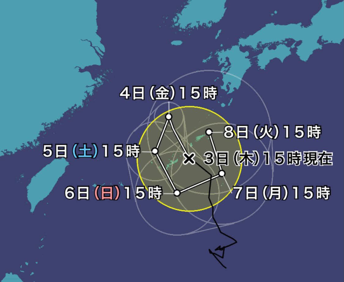 mn___12_'s tweet photo. 台風は進路決まってていよねとか言ってた時代終わったんだ
令和は台風も進路決まらない時代か https://t.co/HSF4B6N59W