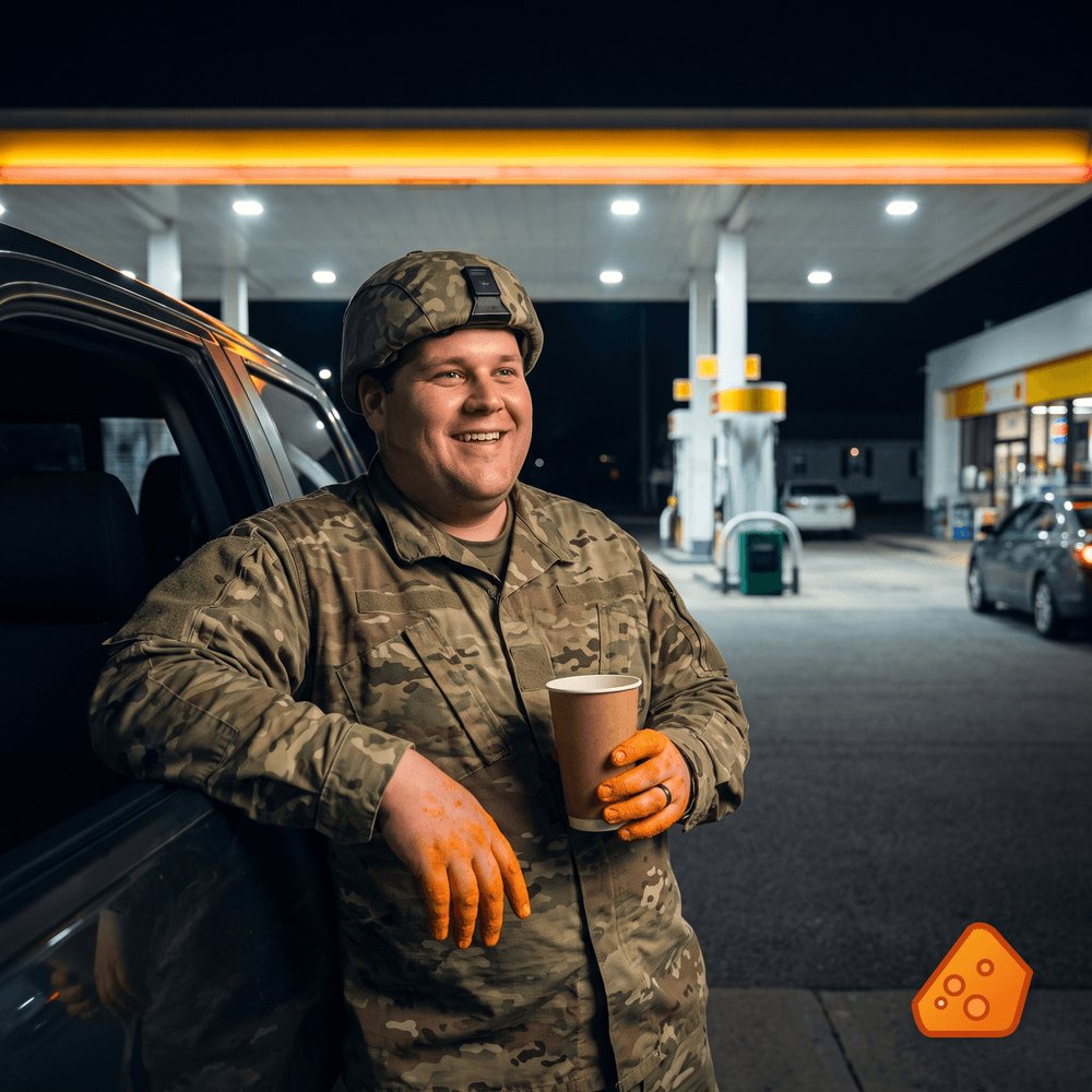 gsgmfg's tweet photo. Post-range fuel stop hits different. ⛽🧀
Orange fingerprints on the wheel, brass in the bed, home by dark. Certified weekend warrior behavior.
#RangeDay https://t.co/h4cByfddUJ