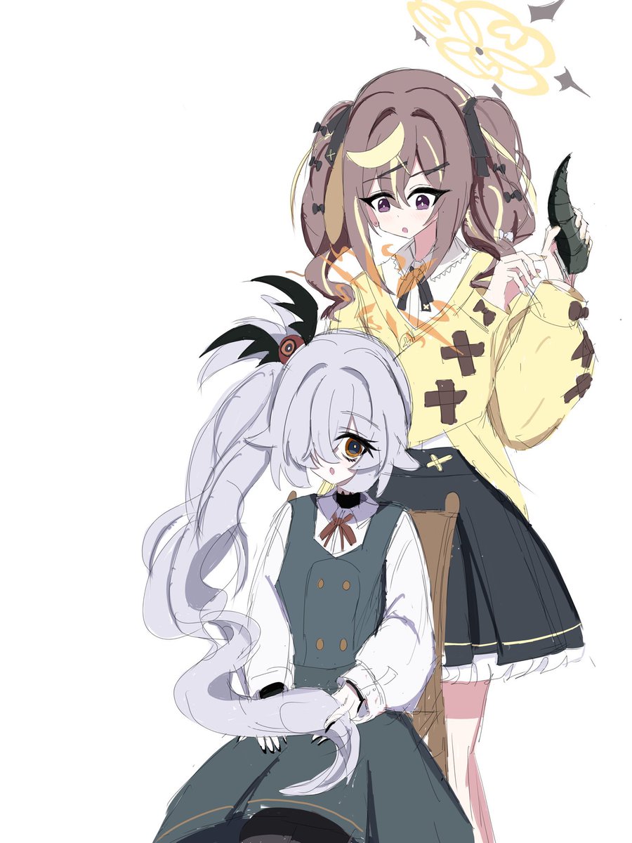 pepepen_64_mem's tweet photo. カノエちゃんとレナちゃん https://t.co/uAQxEk5bEy