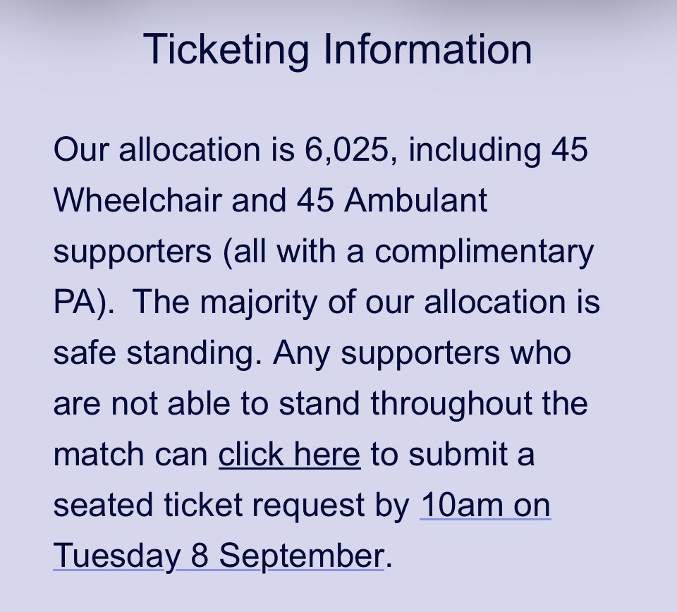 dougbagleyfdl's tweet photo. Fully appreciate it is a midweek game requiring 1 or 2 days off work and we are in a cost of living crisis. But at £30 a ticket and a chance to visit one of the most famous football grounds in the world. This was a big opportunity for fans who can’t normally get away tickets. https://t.co/lQQgs1NUhp