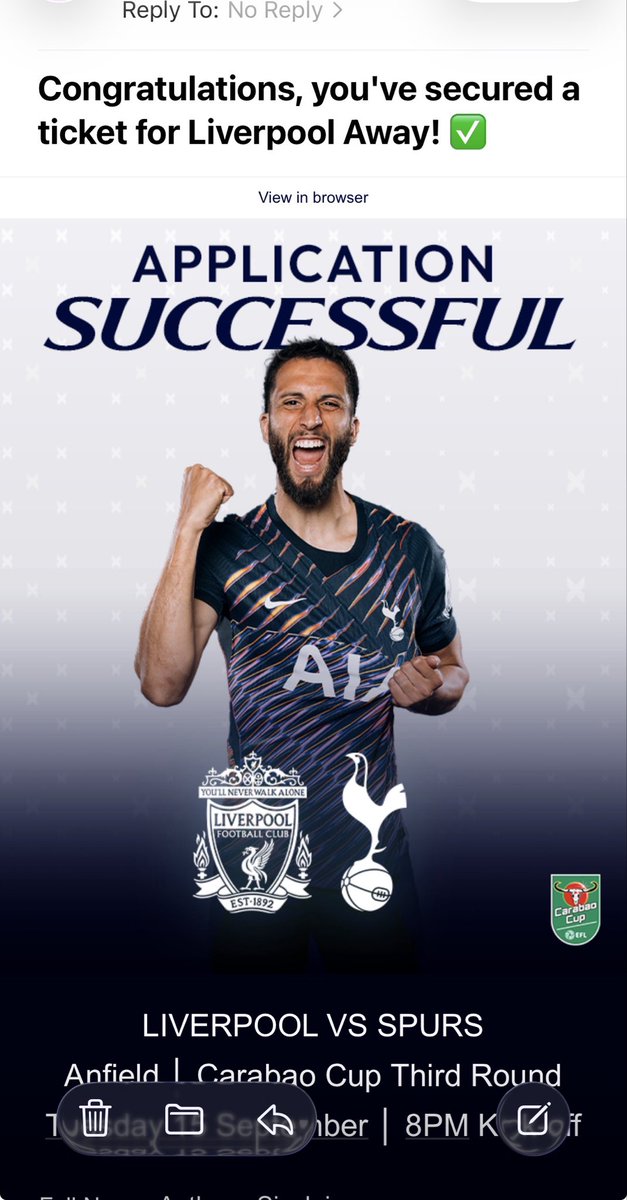R1Ants's tweet photo. @DLSpursFlag Definitely isn’t… I applied with 43 points and my 1st year being a season ticket holder and got accepted https://t.co/mzdw2lISok