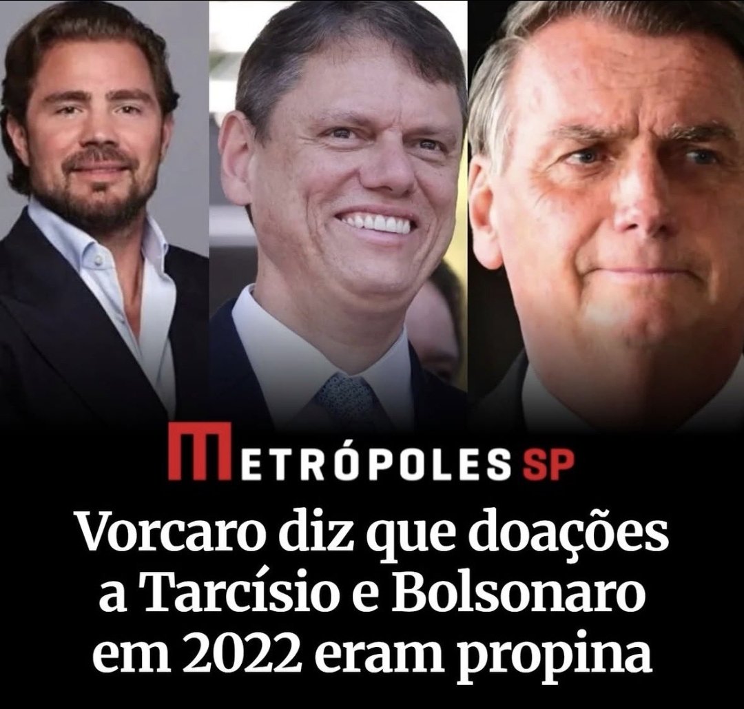 RaphaelToficial's tweet photo. JAIR BOLSONARO CORRUPTO
TARCÍSIO DE FREITAS CORRUPTO https://t.co/e1zSqfTHrX
