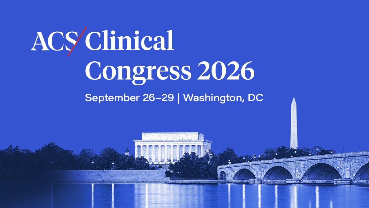 AmColSurgCancer's tweet photo. Heading to Clinical Congress? Join the CoC Plenary Session on 9/26 from 1:30–5:00 pm ET to connect with colleagues and hear what’s ahead for the CoC, including perspectives from member organizations and insights into the ACS clinical data strategy. https://t.co/98Ctfapwy9 https://t.co/B3AGeDX0Pm