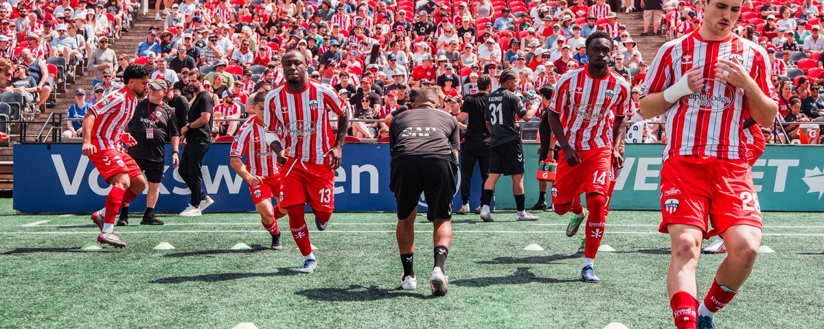 atletiOttawa's tweet photo. Last time we hosted Pacific FC our boys came out on top. We run it back with the Tridents, tomorrow afternoon. 🔴⚪️

🗓️ | Saturday, Sept 5th
⏱️ | 4:00 PM ET
🏟️ | TD Place
🆚 | Pacific FC
🎟️ | https://t.co/zAYzOS7itN

#AtléticoOttawa #EarnYourStripes https://t.co/dPMajeXnhd