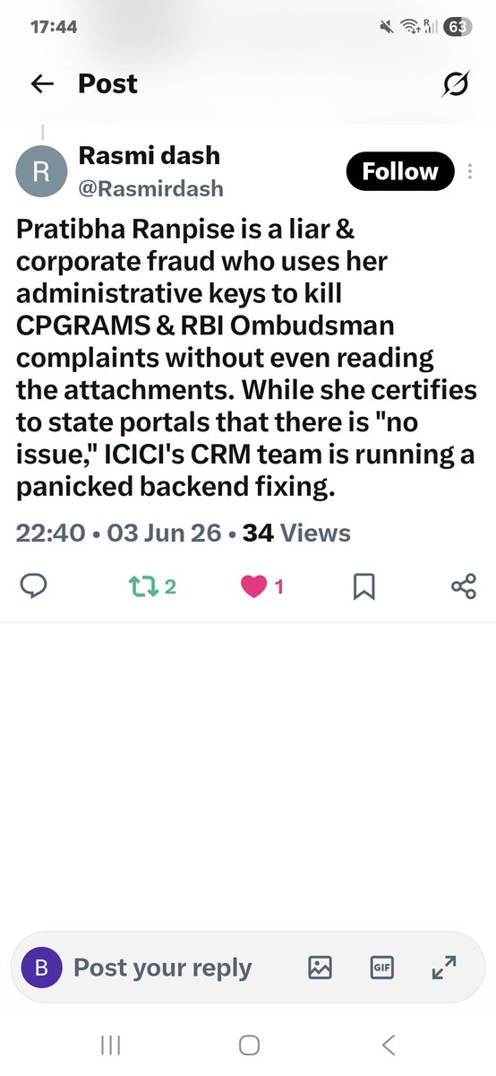 BandanaMrs's tweet photo. SEE CUSTOMER APPRECIATION LETTER REG #SENIORMANAGER OF #ICICI BANK HO, QUALITY CONTROL DEPTT , WHO ALWAYS, VERY POPULAR FOR GIVING #FAKE REPLY TO ALL GIVT PORTAL TO CLOSE ALL #COMPLAINTS DISHONEST WAY! @ChVenkatachalam @idesibanda @ICICIBank_Care https://t.co/Zxm5xHs97h