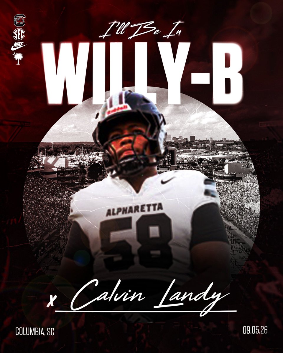 Calvin_Landy87's tweet photo. I will be @GamecockFB Tomorrow!! #SpursUp 

@CoachSBeamer @Coach___Clem @JasonSmith_OL @SamSerbay @VinceVance6 @BGrubbs66 @AHSFootball https://t.co/xmB2Q3I85F