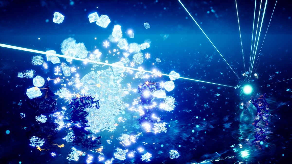 FinalFantasy's tweet photo. Tronn and Leah are the first Visions you'll encounter in the Final Fantasy Resonance demo.

 Tronn commands powerful black magic capable of overwhelming even the toughest foes, while Leah's healing abilities help your party endure the challenges that await throughout the Kingdom of Grandshelt.