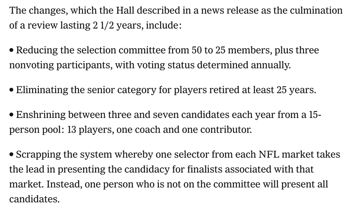 To say, "In the wake of Bill Belichick's snub" is simplistic and uninformed. Did it have something to do with the review? Yes. Is it the reason? Definitely not.