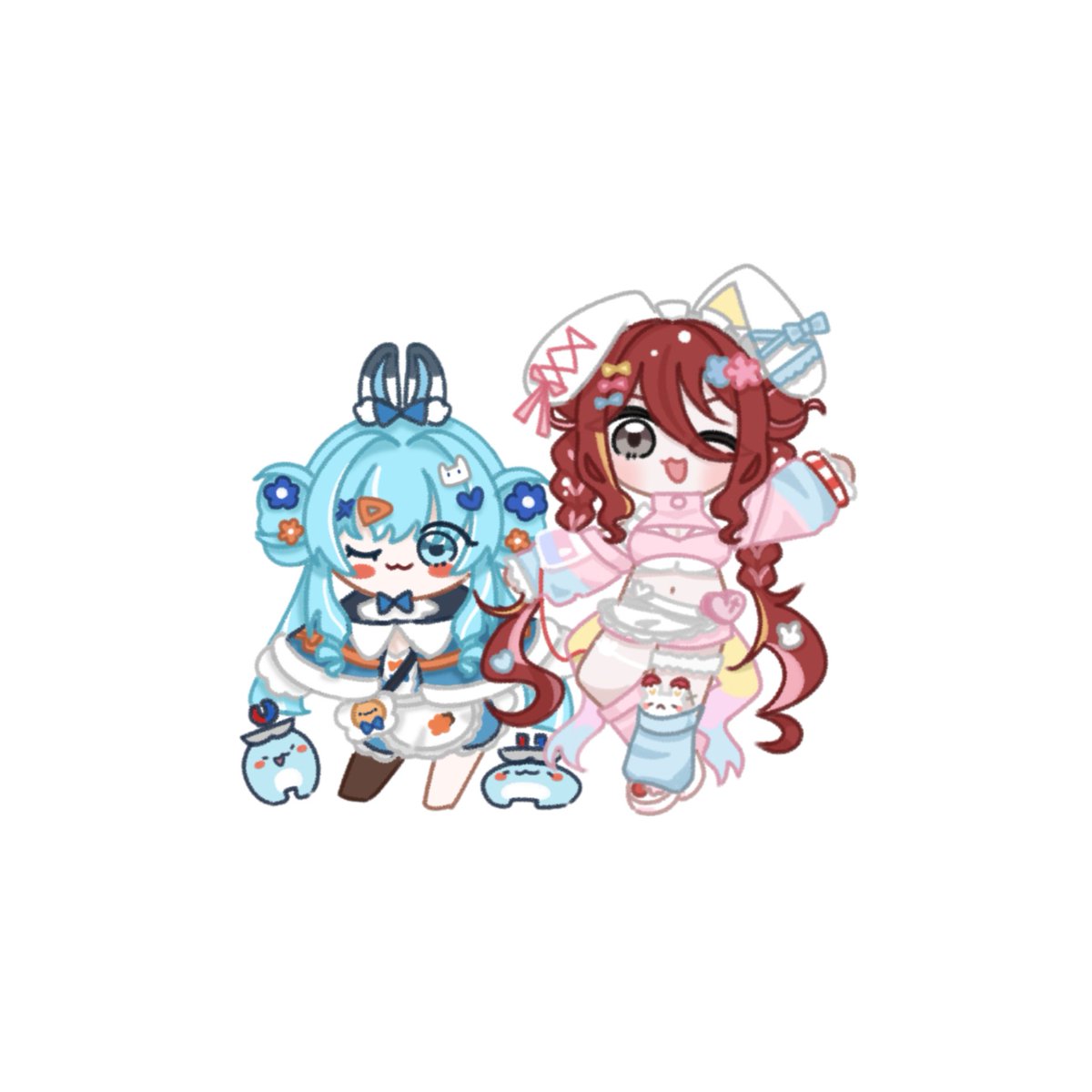 kaoru_bub's tweet photo. 꼭 보고싶던 토끼 태극듀오 ❤️₍ᐢ.ˬ.ᐢ₎🩵 https://t.co/WsdhCLnSxF