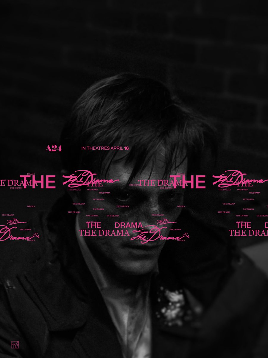 fromkieran's tweet photo. THE DRAMA [2026] 
posters by me. 

#thedrama #a24 #filmposters https://t.co/O507NhkiKF