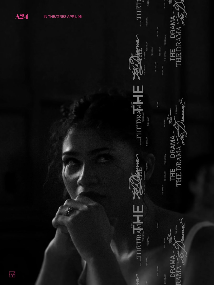 fromkieran's tweet photo. THE DRAMA [2026] 
posters by me. 

#thedrama #a24 #filmposters https://t.co/O507NhkiKF