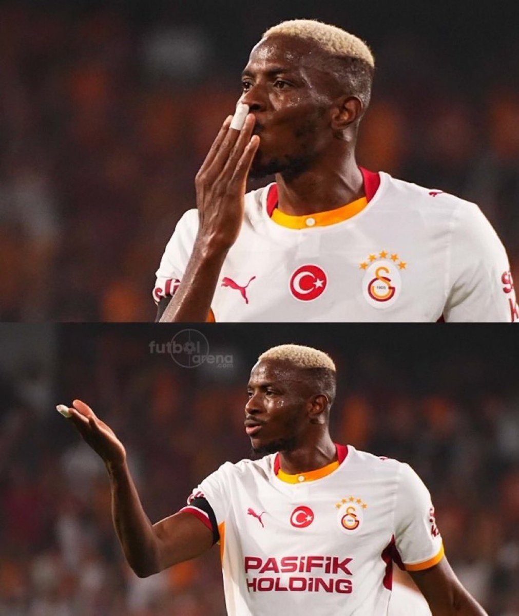 Galaefect1905's tweet photo. Osimhen sakatlandı diye sevinen kuşlara osimen sizleri öpüyor fazla sevinmeyin 😎
#galatasaray #İBFKvGS https://t.co/W0Hmkm2EQ8