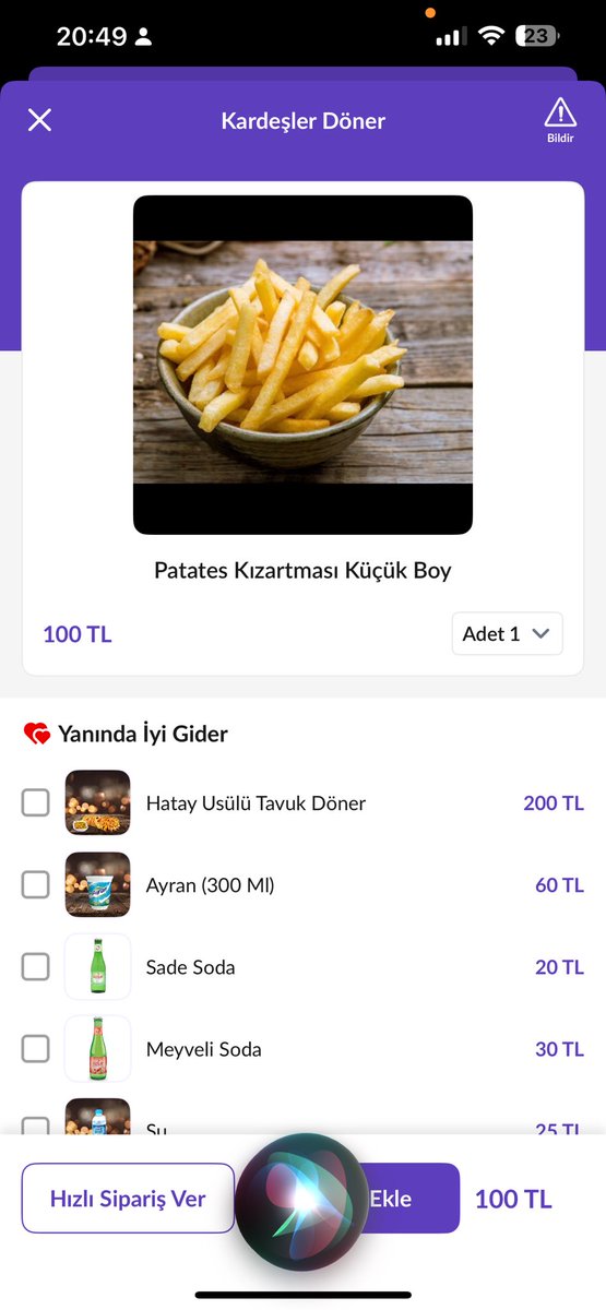 M30M5's tweet photo. @ZamHaberAjans Vallahi ucuz bizim burda balıkesir erdekte küçük boy patates kızartması 100 tl orta boy 2020 tl https://t.co/fvQjYF5ALC