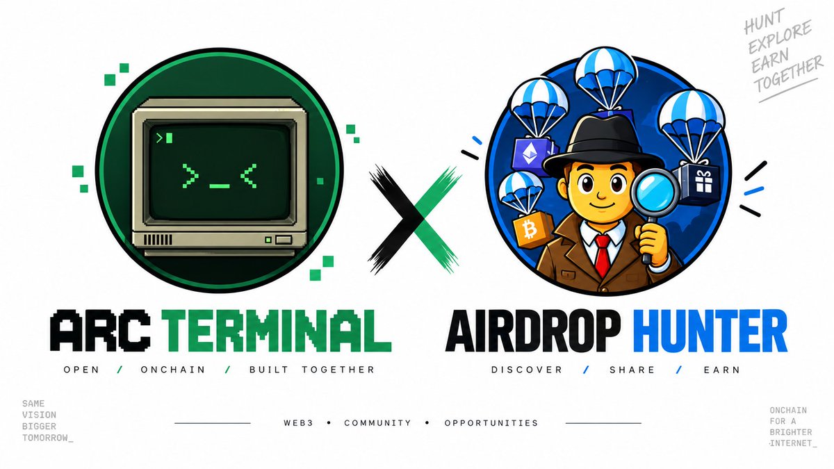 AirdropincomeT's tweet photo. NFTs Builders 🤝

ARC TERMINAL X Airdrop Hunter NFT Whitelist Giveaway 🔔

🎁 Reward : 12x GTD WL 
💸 Mint Price : FREE
🔗 Chain : Arc Mainnet 

Join the giveaway : ✍️

1️⃣ Follow @ArcTerminalss and @AirdropincomeT
2️⃣ Like and Repost 
3️⃣ Comment on the post

Deadline 15 Hour's ⏱️ Freemint NFT and Arcchain