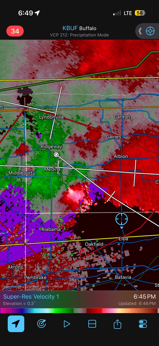 BermaniWX's tweet photo. I’ve only been on a few storm chases in my life. Being positioned on a supercell in front of a massive RFD and inflow notch was not something I ever thought I’d get to have my first experience of in the northeast, given the rarity of this kind of event and how rarely I chase. https://t.co/yG6Yao03uw