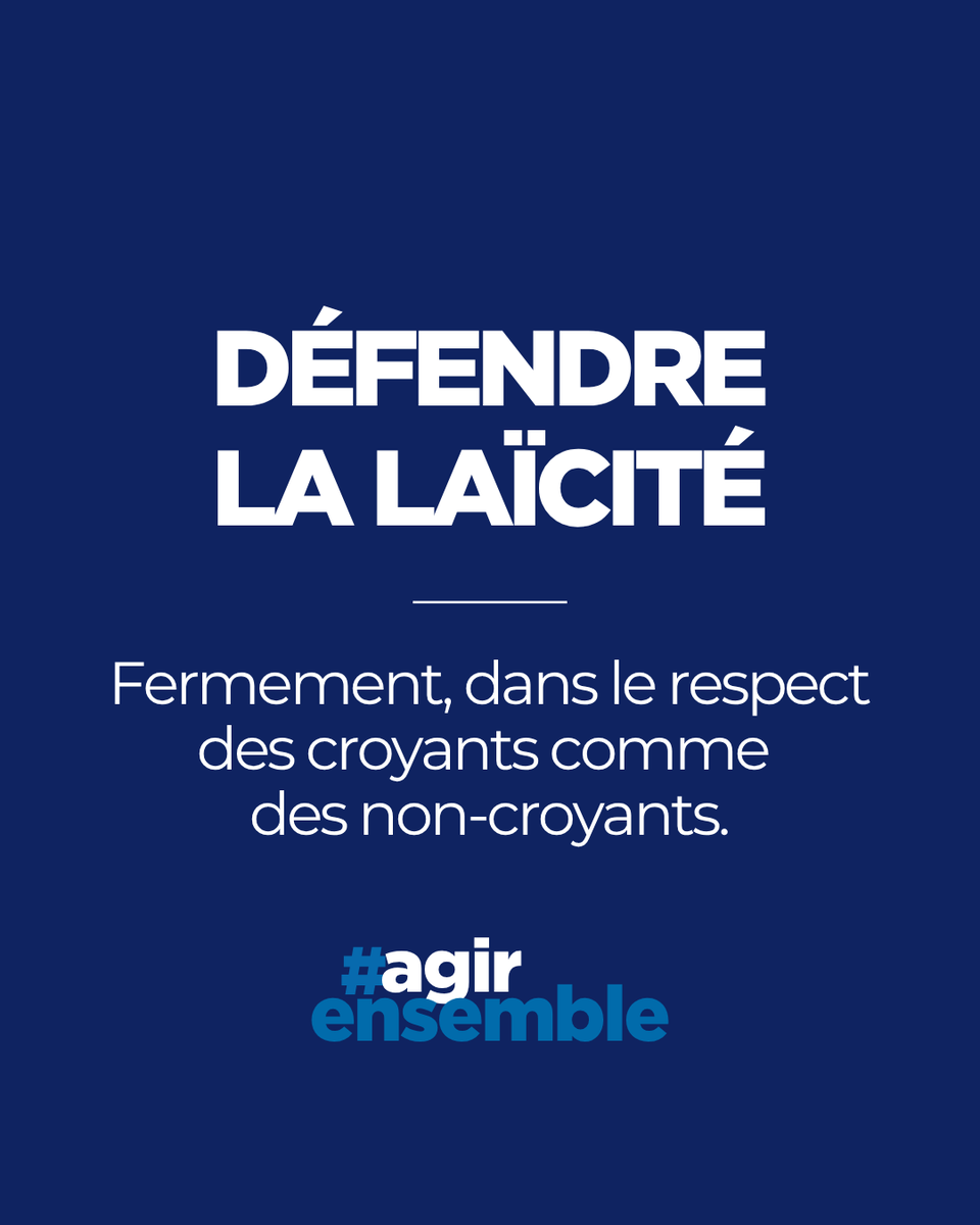 agirensemblefr's tweet photo. VOUS LE PENSEZ. NOUS LE NOMMONS. ENSEMBLE, AGISSONS.

Face aux fractures qui traversent notre société, nous faisons le choix de ce qui nous rassemble : la République, la laïcité, nos libertés et nos valeurs communes.

Transmettre notre histoire et notre culture.
Défendre la laïcité.
Combattre l’islamisme et tous les séparatismes.
Protéger nos libertés fondamentales.
Rassembler tous ceux qui veulent vivre libres, sous les mêmes lois.

Ce ne sont pas de simples principes. 
C’est un combat collectif.

Parce que la République ne se défend pas seulement avec des mots : elle se défend par l’engagement.

Rejoignez Agir Ensemble.
https://t.co/AuHrb2zdas

@ZohraBitan 
#AgirEnsemble #République #Laïcité #Liberté #ValeursRépublicaines