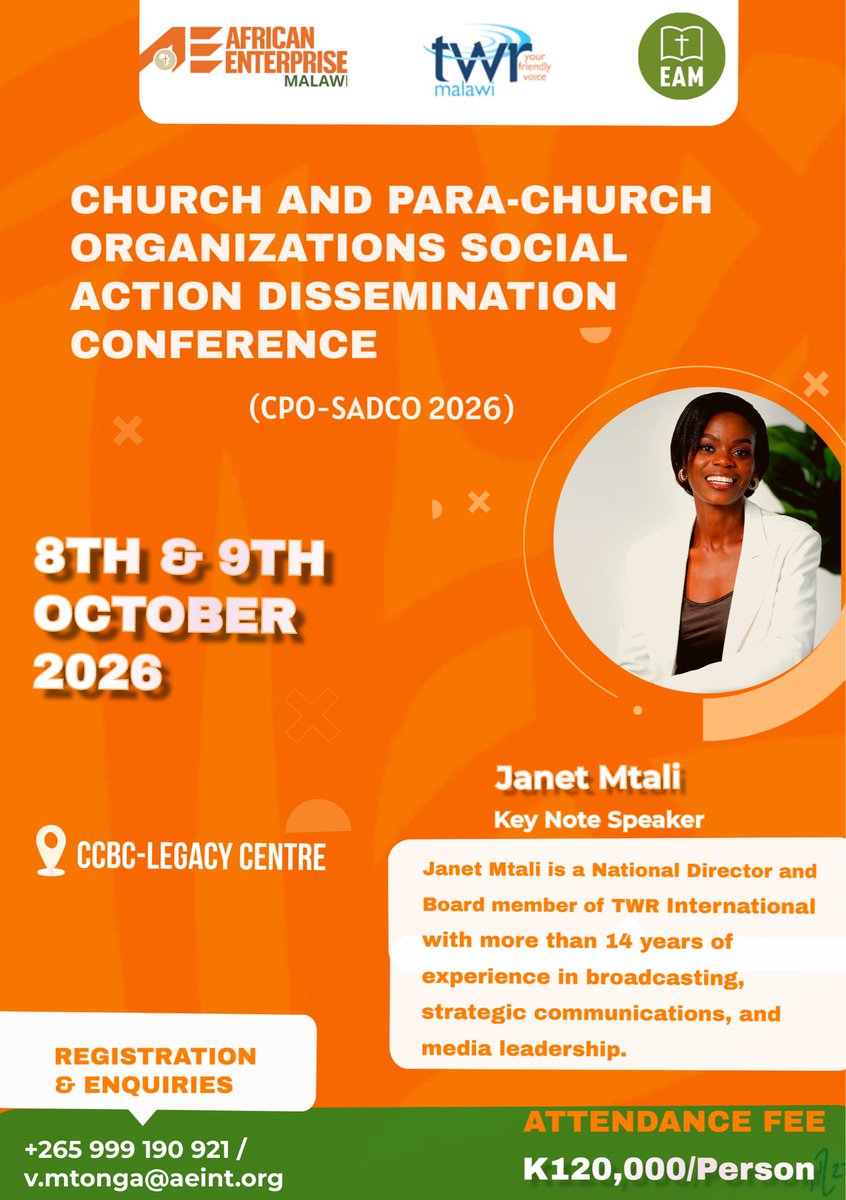 AE_Malawi's tweet photo. Have you reserved your spot yet ? https://t.co/HkKKKmBHkj