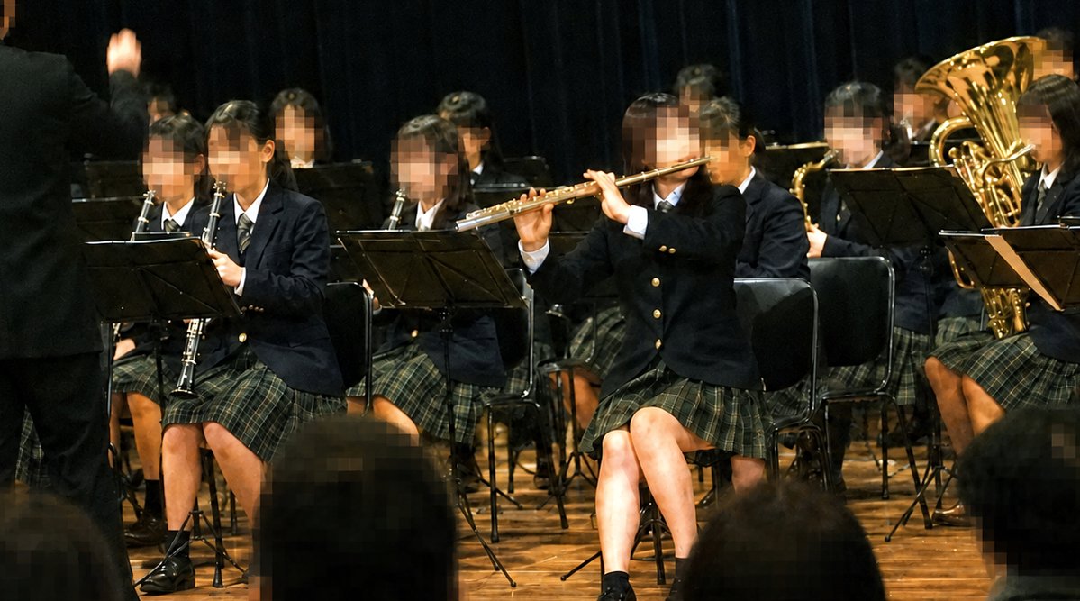 aoharu_break's tweet photo. 全国大会レベルの吹奏楽部のお嬢様Jがタダまんされたあげく、おま◯��で演奏させられてるの残念すぎる… https://t.co/ZGlibgWkbR