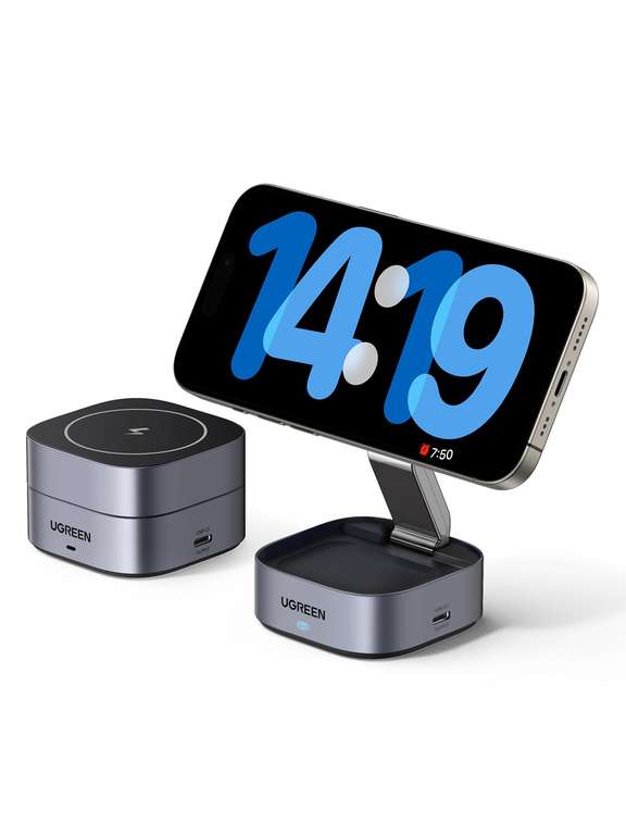 Pricedynamite's tweet photo. ⭐ Chargeur MagSafe Induction Ugreen MagFlow iPhone 2 en 1 Qi ⭐

✅ 24.35€ | ❌ 35.99€ | 🔥 -32%

https://t.co/f735EsFUwj https://t.co/KBUvCp4HaU