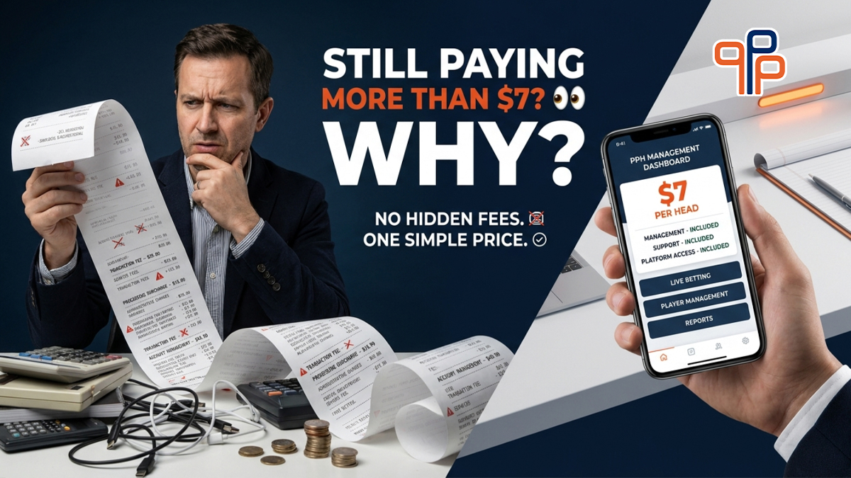 priceperplayer's tweet photo. Still paying more? 👀

$7/week. No hidden fees.

Why complicate it?

👉Sign Up For Free at https://t.co/miYJWzHr6S

#PricePerPlayer #PayPerHead #PPH #BookieBusiness #NoHiddenFees https://t.co/uKDscPi0Cp