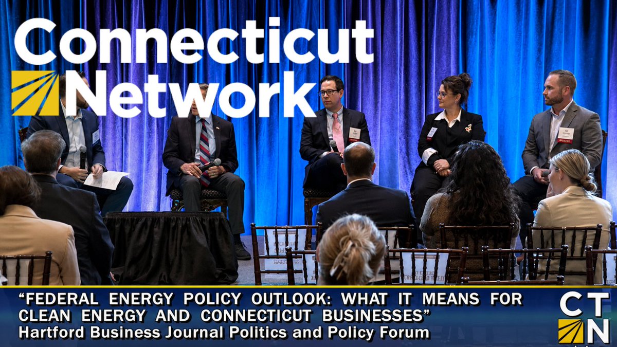 CTNetworkTV's tweet photo. Watch Hartford Business Journal's Politics &amp; Policy Forum: 2026 Business of Energy here: https://t.co/Yawud9DA1G 

🔌⚡Learn how rising electricity costs, surging power demand, and artificial intelligence impact Connecticut companies. #ctnetwork #hbj #BusinessofEnergy https://t.co/eXboU1K1po
