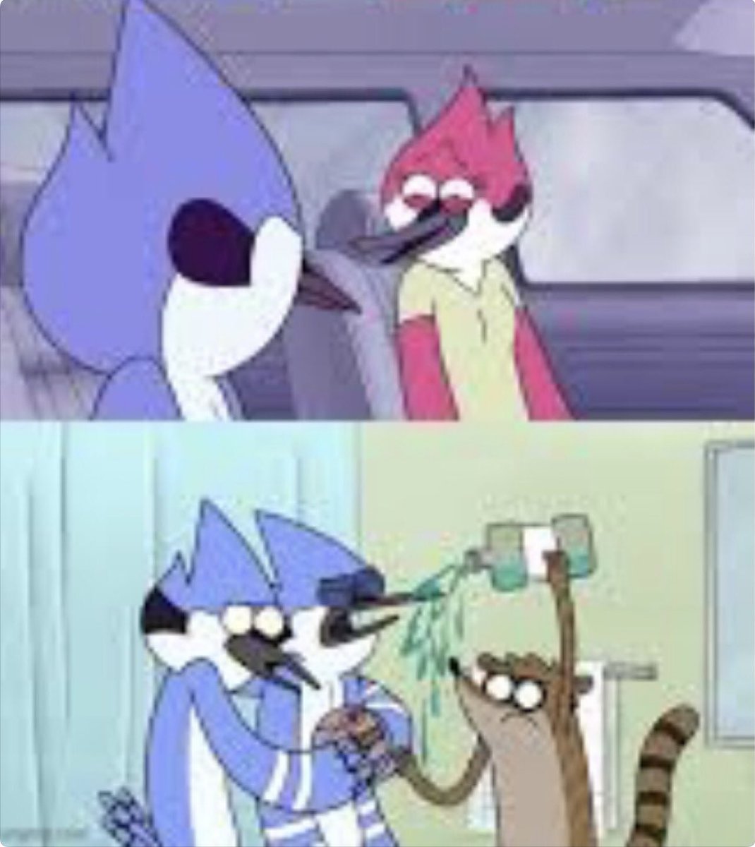 davidmarchie's tweet photo. Here’s to 14th Anniversary of Bad Kiss! #RegularShow #14thAnniversary #CartoonNetwork https://t.co/GFmfnG57X2