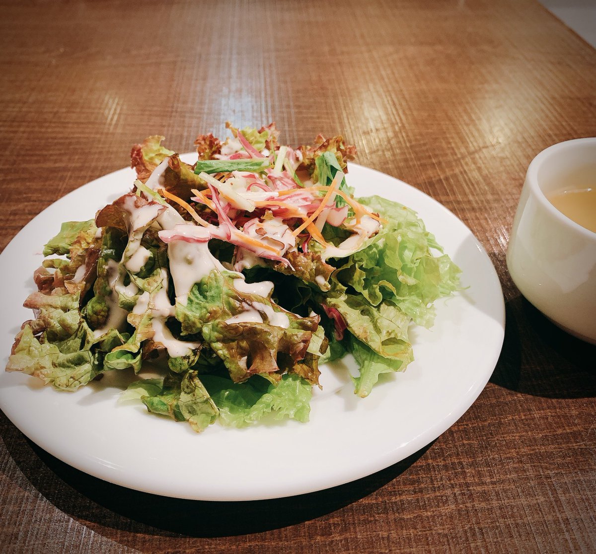 clairdelune02's tweet photo. 彼是やることがあって呟けなかった
星乃珈琲店の窯焼きスフレ
お昼のサラダとパスタ
スタッフさんが撮ってくれた不意打ち写真🤳カメラ目線のはデータ待ち
…
…
ここんとこ再び悪夢に魘されてるので少し寝不足…あーまた夢の内容書きとめておこうかな　#生存確認 https://t.co/jUuQRrP438