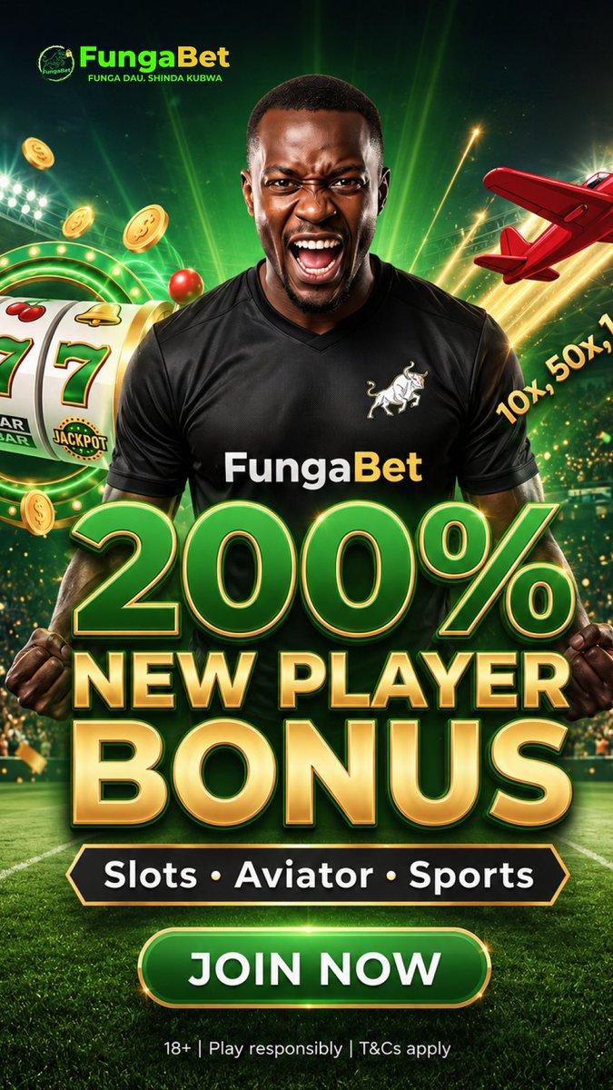 JAYOO62715365's tweet photo. Get your FungaBet 200% bonus! 💰
Register using my link and let's earn together 👇

https://t.co/M8xEnA9YIf

#FungaBetKE #BettingKE 
18+ https://t.co/kShKVvvhQj
