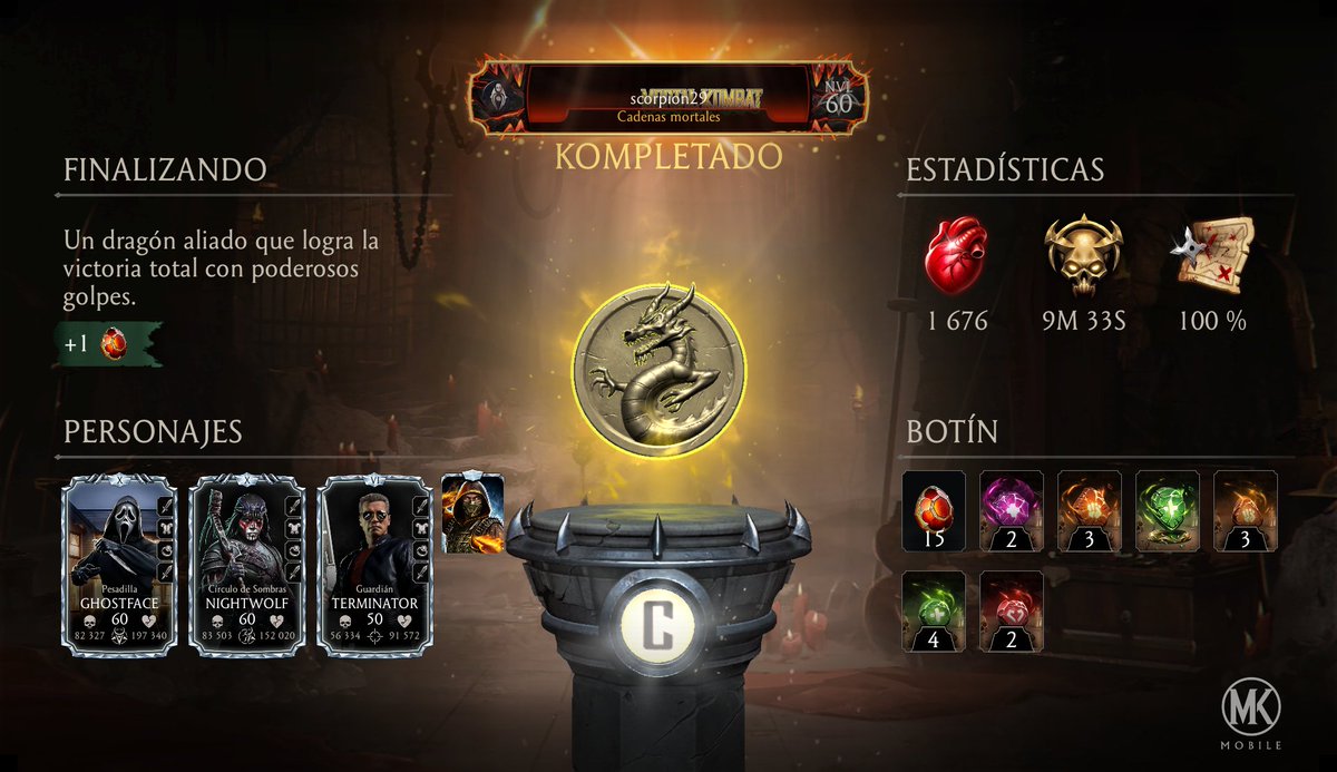 iban25's tweet photo. ¡Acabo de completar un recorrido de la Kripta en Mortal Kombat Móvil! Mira mis estadísticas. https://t.co/Zye2gm4tsM