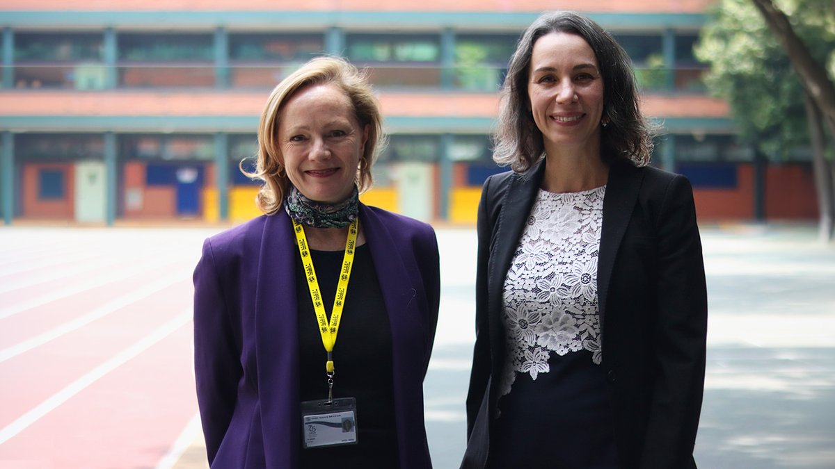 LiceoFrancoMx's tweet photo. Palabras para el #NuevoCicloEscolar de Michèle LE BRUN, Presidenta del Consejo de Directores del LFM y Edwige PEPIN, Directora General del LFM. 🎤✨🎒
👉 https://t.co/YQJyvpBzf4
#LiceoFranco #LFM #LycéeFrancoMexicain #LiceoFrancoMexicano #BackToSchool #NuevoAñoEscolar #VieScolaire #RentréeScolaire
