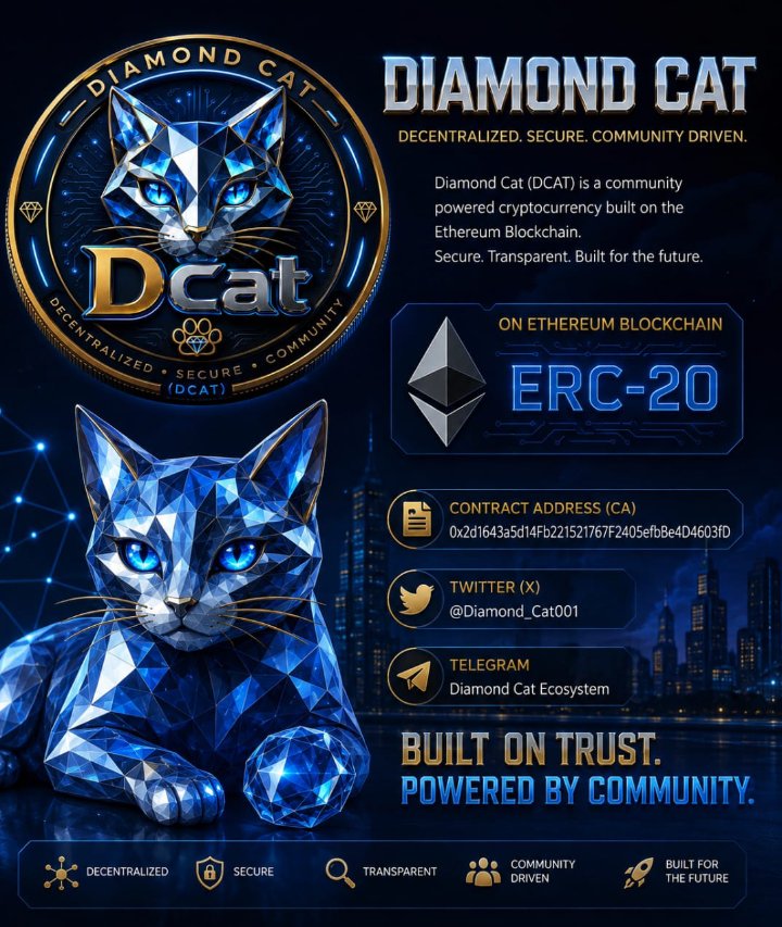 Diamond_Cat001's tweet photo. ONE CAT. MANY POSSIBILITIES. 🐱💎
CAT NOW
CAT PAY
CAT AI
CAT AID
CAT MAP
CAT GUARD
CAT MARKET
CAT WORK
The vision is bigger than a token.

0x2d1643a5d14Fb221521767F2405efbBe4D4603fD

We’re building an ecosystem. https://t.co/jnZxqD9qKM
