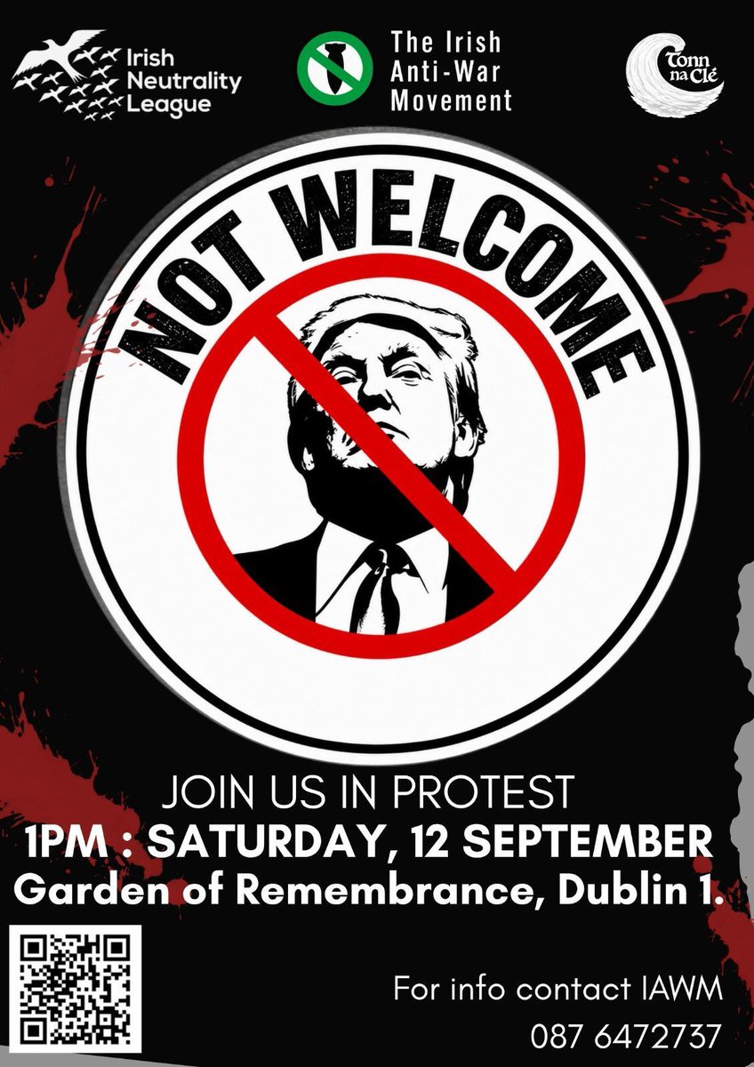 paulmurphy_TD's tweet photo. Scandalously, the City Council is refusing permission for this poster to be put up.

"DCC cannot approve any poster containing language or graphics that could reasonably be construed as causing offence."

Trump's feelings are being put before our right to expression and assembly! https://t.co/x89ow5bQX4