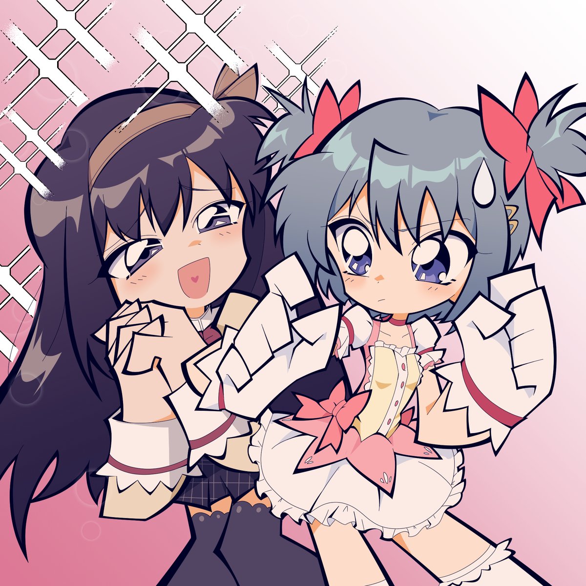 oki_C_ha_CCC's tweet photo. この、ほむ×さやの概念が好きすぎる https://t.co/qiVBJO8yAf