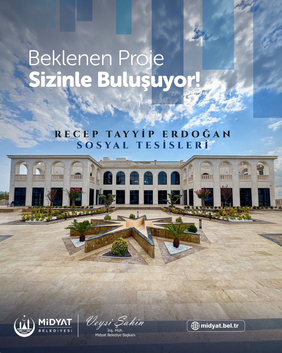 veysisahinn47's tweet photo. Eski Askeri Gazino, Halkın Yeni Sosyal Yaşam Alanı Oluyor! 💫

📍Recep Tayyip Erdoğan Sosyal Tesisleri 

Kentimizin önemli noktalarından birinde yer alan ve uzun yıllar Askeri Gazino olarak kullanılan alanı, girişimlerimiz sonucunda belediyemiz bünyesine kazandırarak hemşehrilerimizin hizmetine sunacağımız modern bir sosyal yaşam alanına dönüştürdük.

Cumhurbaşkanımız Sayın Recep Tayyip Erdoğan’ın adını verdiğimiz Recep Tayyip Erdoğan Sosyal Tesislerimizde artık açılış için son hazırlıklarımızı gerçekleştiriyoruz.

Kütüphanesi, emekliler lokali, gençlik salonu, kafe-restoranı ve yeşil alanlarıyla her yaştan hemşehrimize hitap edecek tesisimizi çok yakında Midyat’ımızın hizmetine sunacağız.